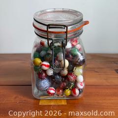 MaxSold Auction: Jar of Vintage Marbles  - Toronto (Ontario, Canada) SELLER MANAGED Reseller Online Auction -  Crouse Road (STORAGE)