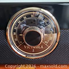 MaxSold Auction: Victrola Metropolitan Mid Century 4-in-1 Bluetooth Record Player & Multimedia Center  - Toronto (Ontario, Canada) SELLER MANAGED Reseller Online Auction -  Crouse Road (STORAGE)