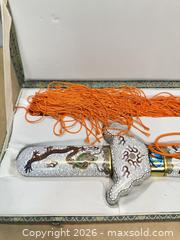 MaxSold Auction: Chinese Cloisonné Enamel Retractable Telescoping Practice Sword - San Jose (California, USA) SELLER MANAGED Downsizing Online Auction - Lincoln Avenue