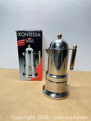 MaxSold Auction: Kontessa Vev Vigano Coffee Maker Vintage  - San Jose (California, USA) SELLER MANAGED Downsizing Online Auction - Lincoln Avenue