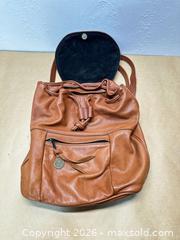 MaxSold Auction: Leather Backpack The Ahwahnee Yosemite  - San Jose (California, USA) SELLER MANAGED Downsizing Online Auction - Lincoln Avenue