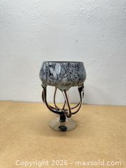 MaxSold Auction: Macocha Handblown Glass Octopus Candle Holder  - San Jose (California, USA) SELLER MANAGED Downsizing Online Auction - Lincoln Avenue