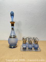 MaxSold Auction: MCM Decanter And Shot Glasses (6) - San Jose (California, USA) SELLER MANAGED Downsizing Online Auction - Lincoln Avenue