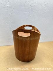 MaxSold Auction: Mid Century Made in Japan Ice Bucket, Teak Veneer Exterior - San Jose (California, USA) SELLER MANAGED Downsizing Online Auction - Lincoln Avenue