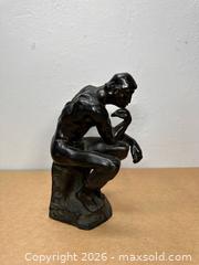MaxSold Auction: Vintage The Thinker Rodin Bronze Sculpture  - San Jose (California, USA) SELLER MANAGED Downsizing Online Auction - Lincoln Avenue