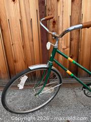 MaxSold Auction: Women’s Vintage bike 26” Uni Speed Green - San Jose (California, USA) SELLER MANAGED Downsizing Online Auction - Lincoln Avenue