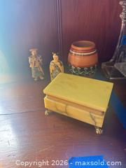 MaxSold Auction: Alabaster Trinket Box, Carved Figurines, Clay Vase - Houston (Texas, USA) SELLER MANAGED Downsizing Online Auction - Coleridge Street