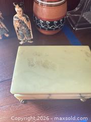 MaxSold Auction: Alabaster Trinket Box, Carved Figurines, Clay Vase - Houston (Texas, USA) SELLER MANAGED Downsizing Online Auction - Coleridge Street