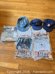 MaxSold Auction: Astros T-shirts & Caps Collection  - Houston (Texas, USA) SELLER MANAGED Downsizing Online Auction - Coleridge Street