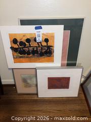 MaxSold Auction: Framed Signed Art - Houston (Texas, USA) SELLER MANAGED Downsizing Online Auction - Coleridge Street
