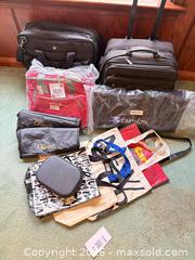 MaxSold Auction: Luggage bags and Totes - Houston (Texas, USA) SELLER MANAGED Downsizing Online Auction - Coleridge Street