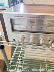 MaxSold Auction: Pioneer Stereo Receiver and Shelf - Houston (Texas, USA) SELLER MANAGED Downsizing Online Auction - Coleridge Street