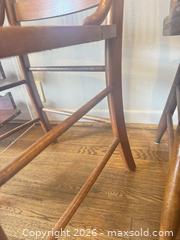 MaxSold Auction: Vintage Pair Wooden Chairs - Houston (Texas, USA) SELLER MANAGED Downsizing Online Auction - Coleridge Street
