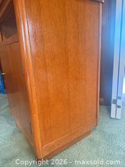 MaxSold Auction: Vintage Solid Wood Nightstand / Side Table – Mid Century Style - Houston (Texas, USA) SELLER MANAGED Downsizing Online Auction - Coleridge Street