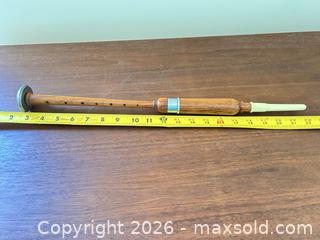 MaxSold Auction: Bagpipes of Caledonia Practice Chanter, Wood Chanter Body - Cary (North Carolina, USA) PARTNER MANAGED Downsizing Online Auction - Magerton Court