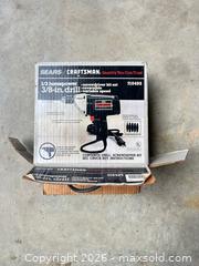 MaxSold Auction: Craftsman Corded Electric Drill 3/8 inch, 1/3 HP - Cary (North Carolina, USA) PARTNER MANAGED Downsizing Online Auction - Magerton Court