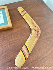 MaxSold Auction: Folk & Vintage Lot: Figurines, Boomerang, Carved Whale, Print - Cary (North Carolina, USA) PARTNER MANAGED Downsizing Online Auction - Magerton Court