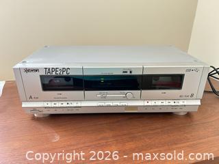 MaxSold Auction: ION TAPE2PC Cassette Deck / Tape Player, Silver - Cary (North Carolina, USA) PARTNER MANAGED Downsizing Online Auction - Magerton Court