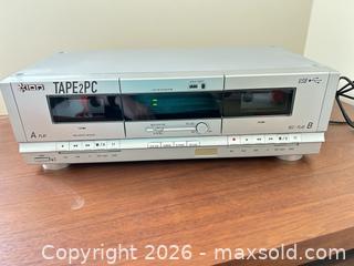 MaxSold Auction: ION TAPE2PC Cassette Deck / Tape Player, Silver - Cary (North Carolina, USA) PARTNER MANAGED Downsizing Online Auction - Magerton Court