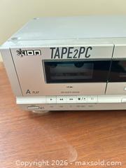 MaxSold Auction: ION TAPE2PC Cassette Deck / Tape Player, Silver - Cary (North Carolina, USA) PARTNER MANAGED Downsizing Online Auction - Magerton Court