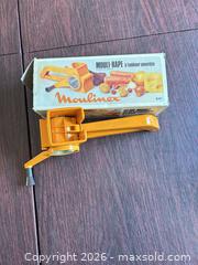 MaxSold Auction: Moulinex Handheld Rotary Grater (Orange) - Cary (North Carolina, USA) PARTNER MANAGED Downsizing Online Auction - Magerton Court