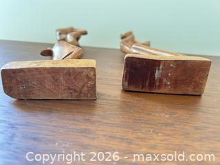 MaxSold Auction: Pair of African-Style Wooden Figurines, 6–10 in - Cary (North Carolina, USA) PARTNER MANAGED Downsizing Online Auction - Magerton Court