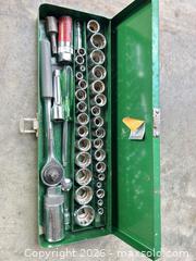 MaxSold Auction: Sears 3/8-inch Drive Socket Set in Metal Case (20–30 pcs) - Cary (North Carolina, USA) PARTNER MANAGED Downsizing Online Auction - Magerton Court