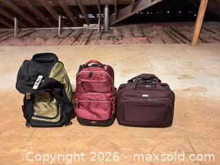 MaxSold Auction: Unbranded Rolling Backpack with Telescoping Handle - Cary (North Carolina, USA) PARTNER MANAGED Downsizing Online Auction - Magerton Court