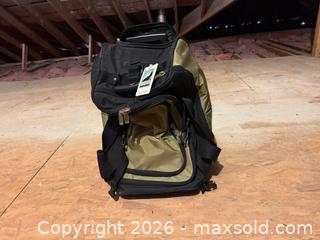 MaxSold Auction: Unbranded Rolling Backpack with Telescoping Handle - Cary (North Carolina, USA) PARTNER MANAGED Downsizing Online Auction - Magerton Court