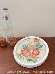 MaxSold Auction: Vintage lot: Mug, Pepsi bottles, wooden shakers, embroidered hoop - Cary (North Carolina, USA) PARTNER MANAGED Downsizing Online Auction - Magerton Court