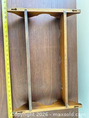 MaxSold Auction: Wall-Mounted Wooden Spoon Rack with Assortment of Souvenir Spoons - Cary (North Carolina, USA) PARTNER MANAGED Downsizing Online Auction - Magerton Court