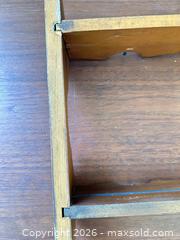 MaxSold Auction: Wall-Mounted Wooden Spoon Rack with Assortment of Souvenir Spoons - Cary (North Carolina, USA) PARTNER MANAGED Downsizing Online Auction - Magerton Court