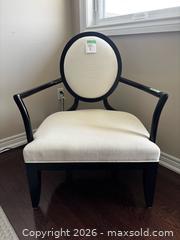 MaxSold Auction: Barbara Barry for Baker Oval X Back Lounge Chair. - Toronto (Ontario, Canada) SELLER MANAGED Downsizing Online Auction - Winners Circle