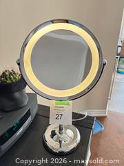 MaxSold Auction: Chrome Lighted Vanity Makeup Mirror with Fluorescent Lighting - Toronto (Ontario, Canada) SELLER MANAGED Downsizing Online Auction - Winners Circle