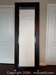 MaxSold Auction: Full-length, dark wood-framed floor mirror - Toronto (Ontario, Canada) SELLER MANAGED Downsizing Online Auction - Winners Circle