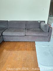 MaxSold Auction: Montauk Charcoal/Black Right-Facing Sectional Sofa - Toronto (Ontario, Canada) SELLER MANAGED Downsizing Online Auction - Winners Circle