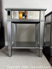 MaxSold Auction: Pier 1 Hayworth Nightstands Silver Mirrored Set of 2 - Toronto (Ontario, Canada) SELLER MANAGED Downsizing Online Auction - Winners Circle
