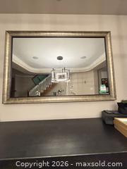 MaxSold Auction: Rectangular Wall Mirror with Antique Silver/Gold Tone Frame - Toronto (Ontario, Canada) SELLER MANAGED Downsizing Online Auction - Winners Circle