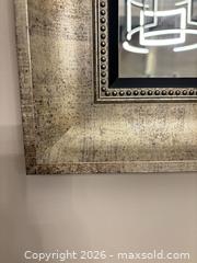 MaxSold Auction: Rectangular Wall Mirror with Antique Silver/Gold Tone Frame - Toronto (Ontario, Canada) SELLER MANAGED Downsizing Online Auction - Winners Circle