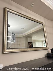 MaxSold Auction: Rectangular Wall Mirror with Antique Silver/Gold Tone Frame - Toronto (Ontario, Canada) SELLER MANAGED Downsizing Online Auction - Winners Circle