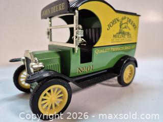 MaxSold Auction: 1912 Die Cast John Deere Ford Model T Delivery Truck Piggy Bank - Oshawa (Ontario, Canada) SELLER MANAGED Commercial Liquidation Online Auction - Bond Street West (STORAGE)