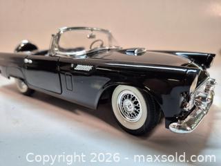 MaxSold Auction: 1956 Black Ford Thunderbird Convertible Die Cast Model Car - Oshawa (Ontario, Canada) SELLER MANAGED Commercial Liquidation Online Auction - Bond Street West (STORAGE)