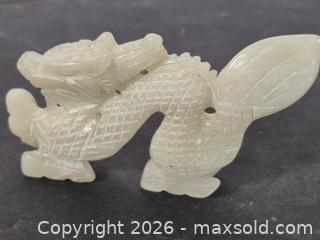 MaxSold Auction: A Vintage Asian Chinese Jade Dragon Figurine - Oshawa (Ontario, Canada) SELLER MANAGED Commercial Liquidation Online Auction - Bond Street West (STORAGE)