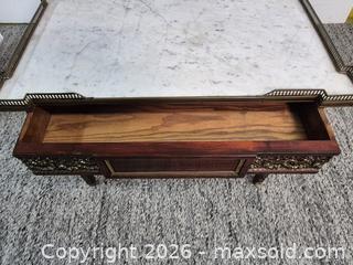 MaxSold Auction: Antique Louis XVI Style Mahogany Coffee Table - Oshawa (Ontario, Canada) SELLER MANAGED Commercial Liquidation Online Auction - Bond Street West (STORAGE)