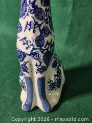 MaxSold Auction: Blue and White Ceramic Cat Statue - Oshawa (Ontario, Canada) SELLER MANAGED Commercial Liquidation Online Auction - Bond Street West (STORAGE)