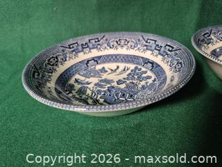 MaxSold Auction: Churchill Blue Willow Bowls - Oshawa (Ontario, Canada) SELLER MANAGED Commercial Liquidation Online Auction - Bond Street West (STORAGE)