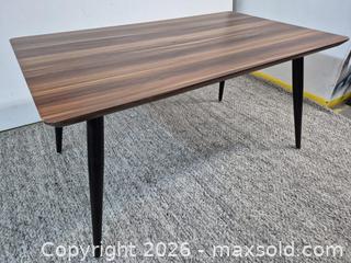 MaxSold Auction: Contemporary Dining Table - Oshawa (Ontario, Canada) SELLER MANAGED Commercial Liquidation Online Auction - Bond Street West (STORAGE)