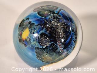 MaxSold Auction: Josh Simpson Collectible Inhabited Planet Paperweight - Oshawa (Ontario, Canada) SELLER MANAGED Commercial Liquidation Online Auction - Bond Street West (STORAGE)
