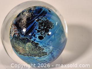 MaxSold Auction: Josh Simpson Collectible Inhabited Planet Paperweight - Oshawa (Ontario, Canada) SELLER MANAGED Commercial Liquidation Online Auction - Bond Street West (STORAGE)