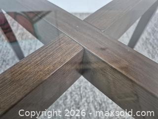 MaxSold Auction: Modern Floor Model Natuzzi Italian Glass Dining Table - Oshawa (Ontario, Canada) SELLER MANAGED Commercial Liquidation Online Auction - Bond Street West (STORAGE)